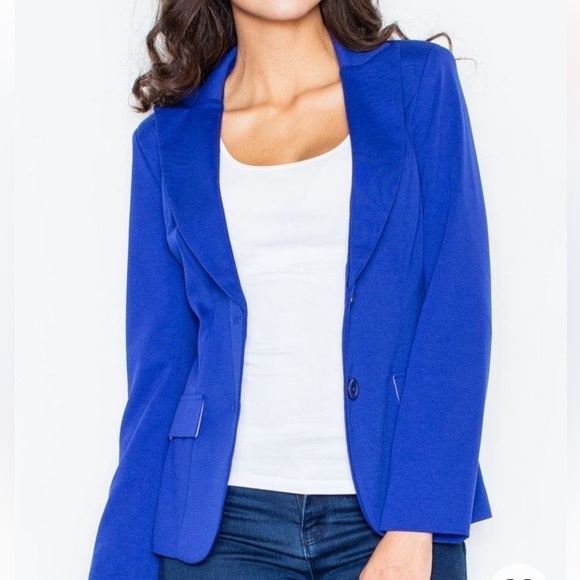 Vintage Pendleton 100% Virgin Wool Blazer Women Sz 10 Blue 3 Button Suit Jacket - Picture 4 of 13